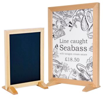Poster frame made from wood - our Woodline range is available with many fixing options.