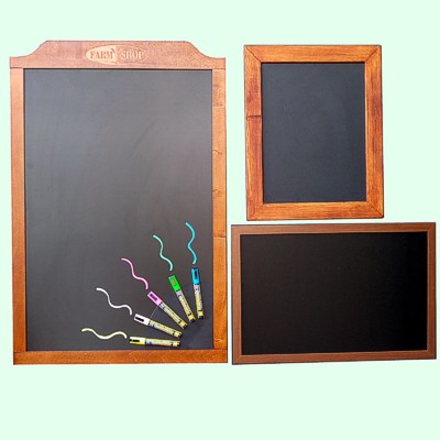 Wooden chalkboards single and double sided