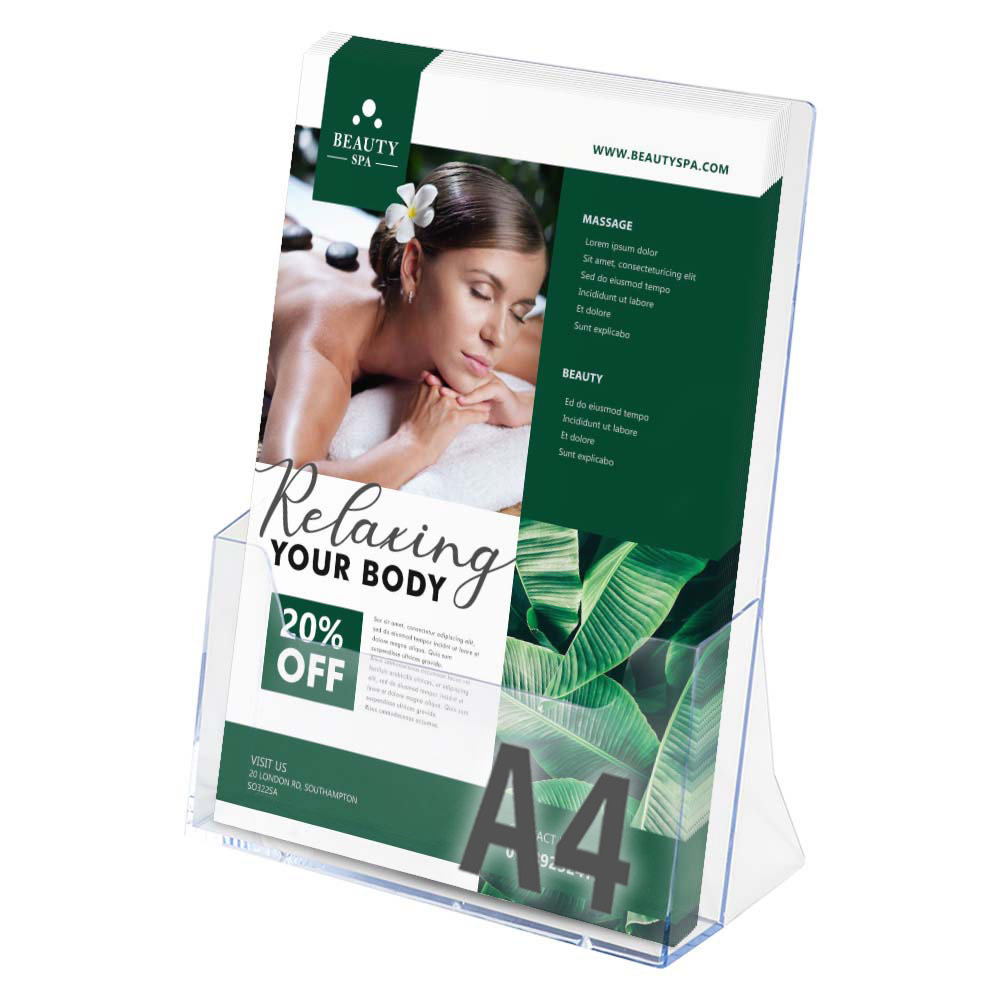 A4 Leaflet Display
