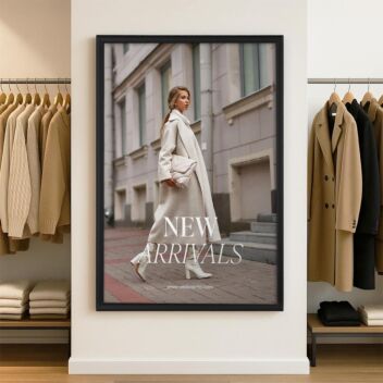 Black A0 Snap Frame