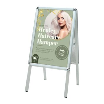 A2 A board pavement sign for beauty promotions