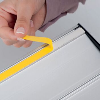 Directory board adhesive strips 