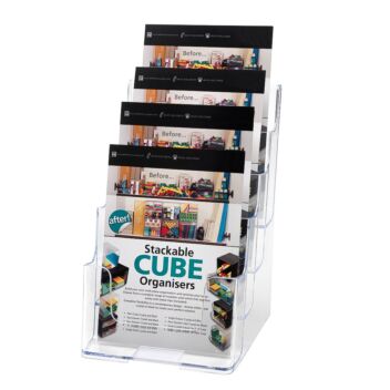 4 Stacking A5 leaflet dispensers