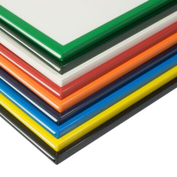 Plastic poster frames in many colours
