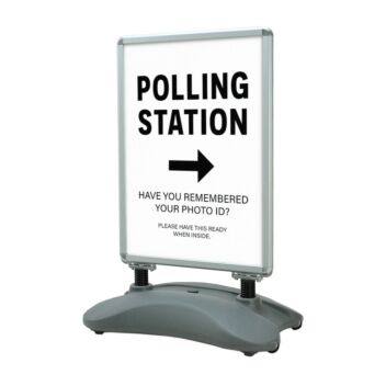 Election site direction sign holder A1