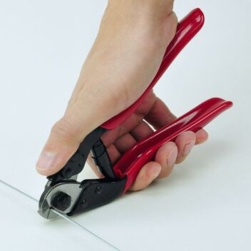 Cable cutter handheld for up to 4mm wire rope