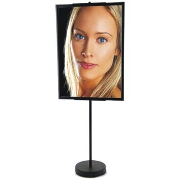 Black Snap frame sign stand