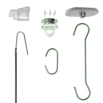 Range of hanging accessories available