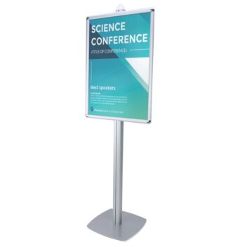 Poster stand A1 with easy change snap frames 