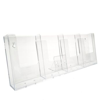 Wall-mounted DL Leaflet holder