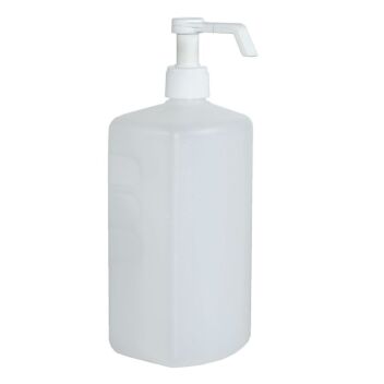 1 litre empty dispenser bottle with pump action