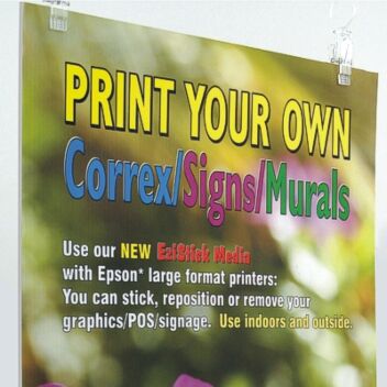 Self adhesive - Printable outdoor 24"
