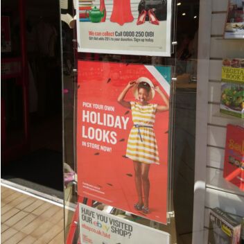 Cable system for window displays