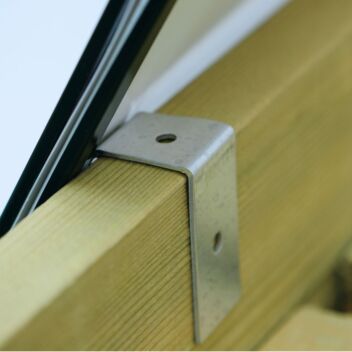 Fixing for the angled bed-card holder