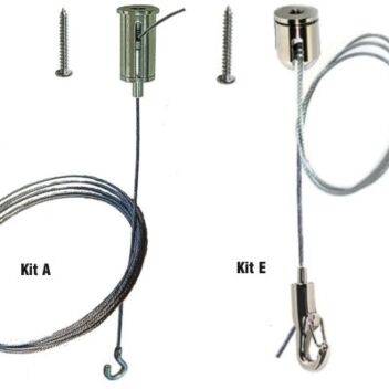 Hanging wire kit options