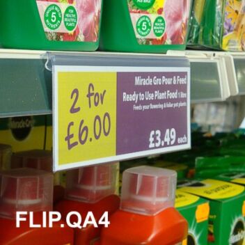 Use shelf talkers for product promotions