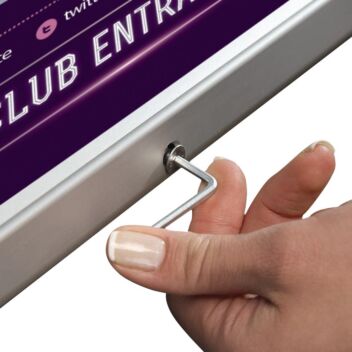 Easy to use Allen key lock