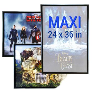 Black Maxi snap frames