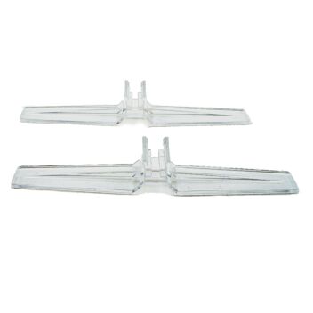 Plastic clip-on frame feet