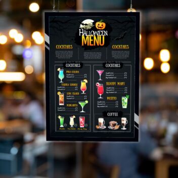 Lightbox used to highlight a seasonal promotion