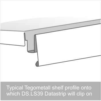 Angled 2-position data strip