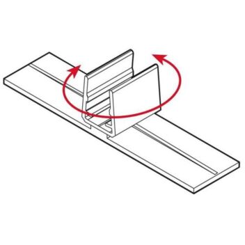 Upright feet for wooden and aluminium frames