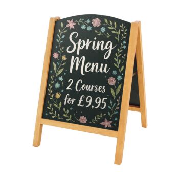 Reversible chalkboard A board indoor