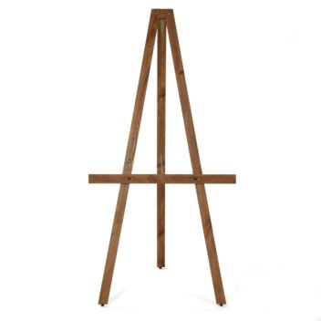 Simple wooden display easel