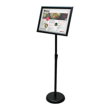 Economy sign stand A3 black 