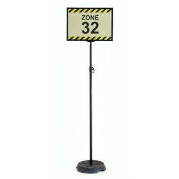 A3 Sign holder floor stand with telescopic pole