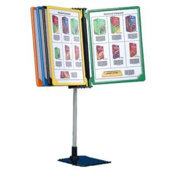 Flip poster display stand