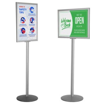 Free standing display board stand A2 A1