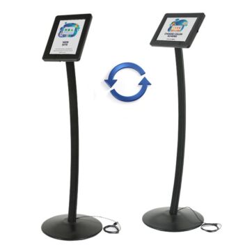 Curve free-standing iPad and tablet floor stand