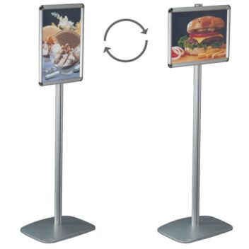 Upright sign stand or information stand