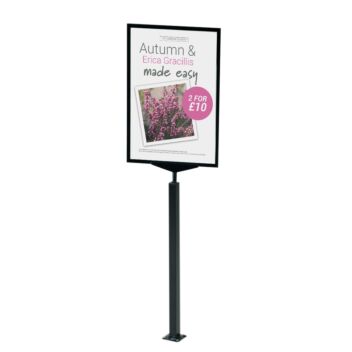 POS sign stands fixed height - Screwdown