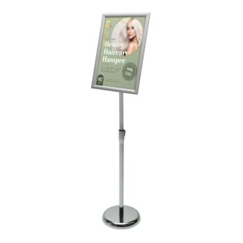 Economy sign stand A3 Silver