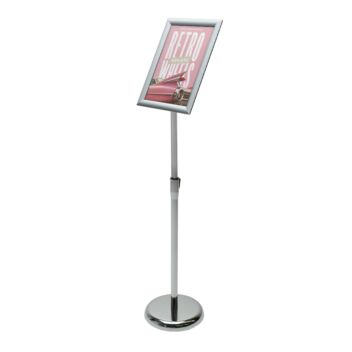 Economy sign stand A4 Silver 