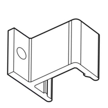 Wall fixing clip for Woodline and Aluminium profile frames 
