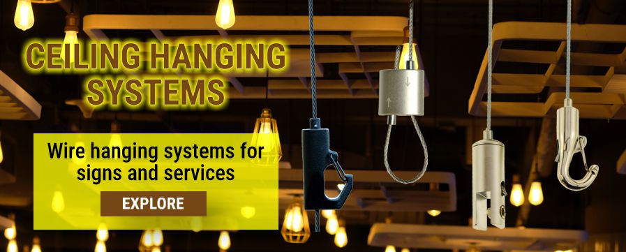 Hanging systems for ceilings
