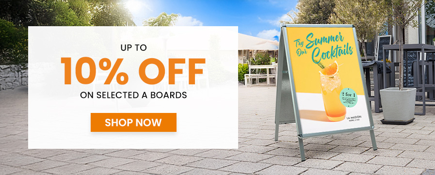 A-board signs